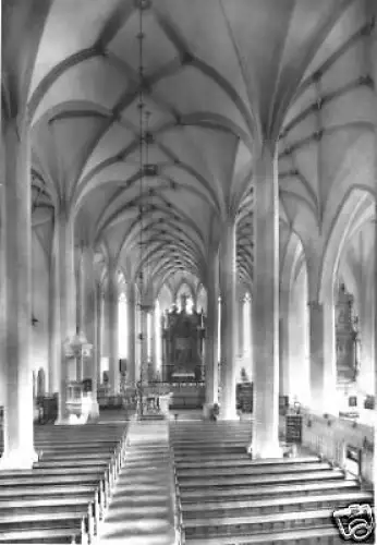 AK, Bautzen, Dom, Innenansicht, 1966