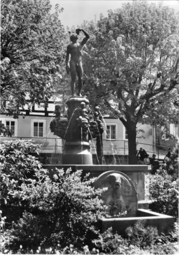 AK, Bad Gottleuba Kr. Pirna, Marktbrunnen, 1974