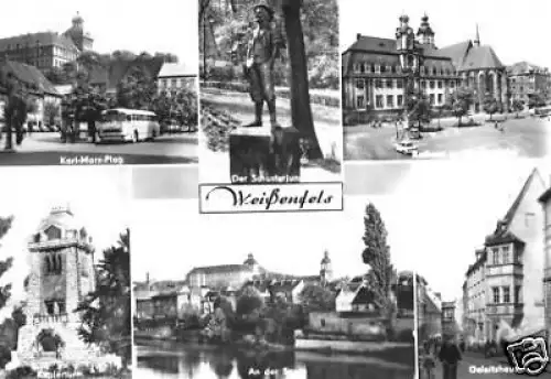 AK, Weißenfels, sechs Abb., 1969