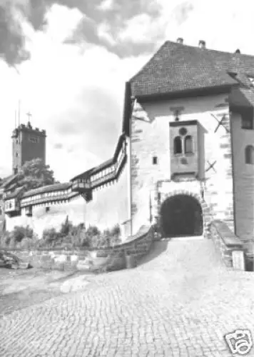 AK, Eisenach, Wartburg, Aufgang, Nordseite, 1967