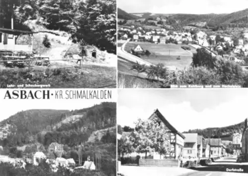 AK, Asbach Kr. Schmalkalden, vier Abb., 1969