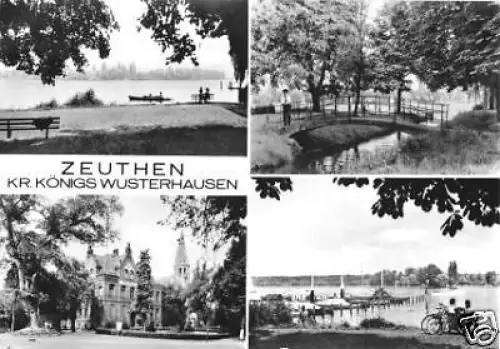AK, Zeuthen Kr. Königs Wusterhausen, vier Abb., 1979