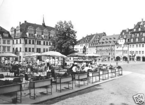 AK, Naumburg, Saale, Wilhelm-Pieck-Platz, belebt, 1977