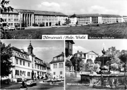 AK, Ilmenau, drei Abb., 1976