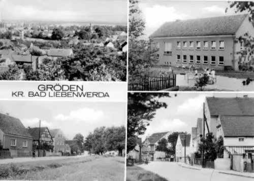 AK, Gröden Kr. Bad Liebenwerda, vier Abb., 1978