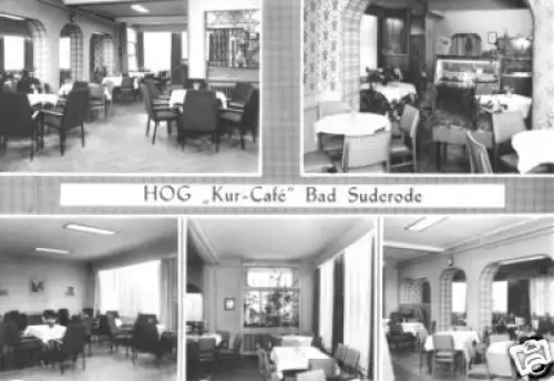 AK, Bad Suderode, HOG "Kur-Café", Gasträume, 1975