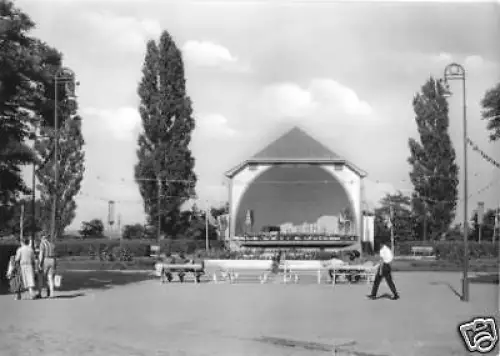 AK, Seebad Heringsdorf, Konzertplatz, 1966