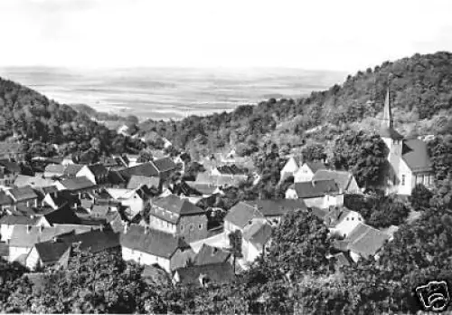 AK, Eckartsberga, Blick von der "Brandsäule", 1971