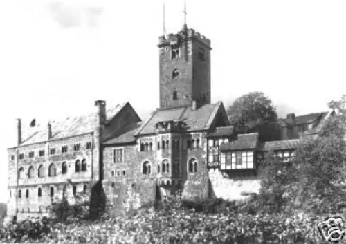 AK, Eisenach, Wartburg, Teilansicht von Osten, 1971