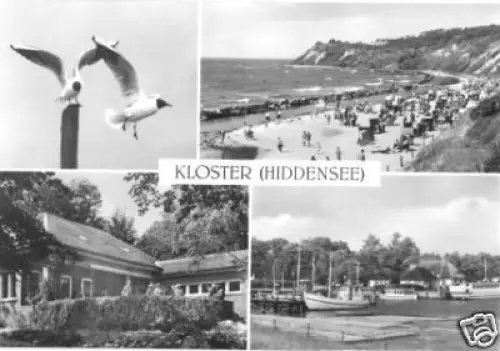 AK, Insel Hiddensee, vier Abb., 1978, Version 2