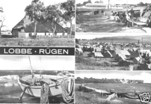 AK, Lobbe Rügen, fünf Abb., 1981