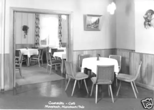 Foto AK-Format, Manebach, Hotel Moosbach, Café, Vers. 2