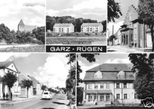 AK, Garz Rügen, fünf Abb., 1973