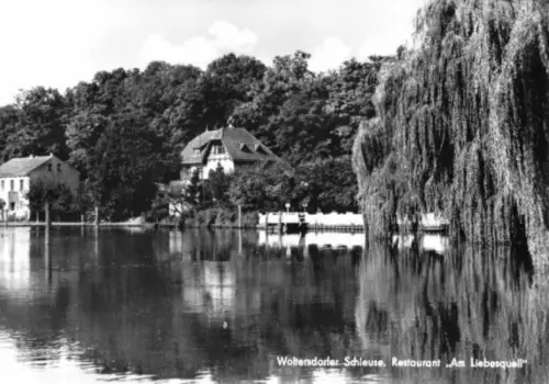 AK, Woltersdorf, Restaurant "Am Liebesquell", 1961