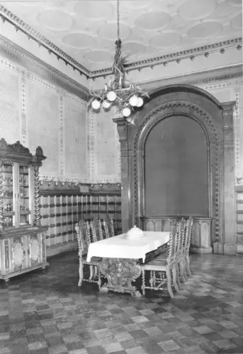 AK, Ostseebad Binz Rügen, OT Granitz, Jagdschloß, Frühstückszimmer, 1981