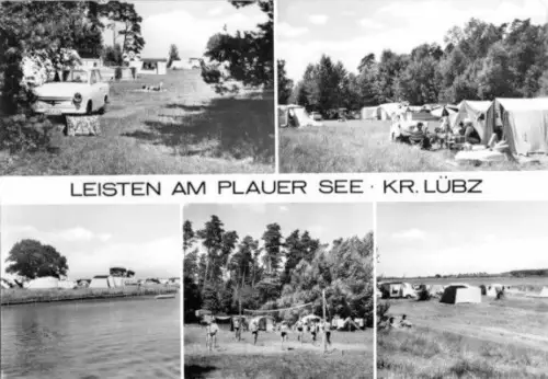 AK, Leisten am Plauer See, Kr. Lübz, fünf Abb., 1981