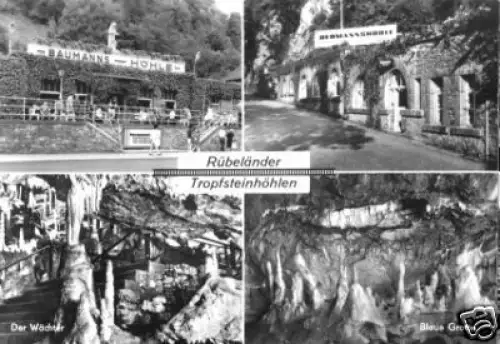 AK, Rübeland Harz, Rübeländer Tropfsteinhöhlen, 1978