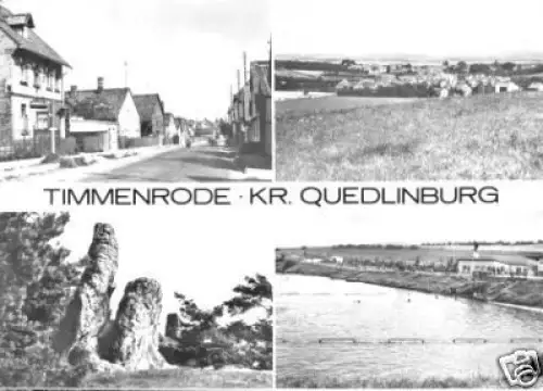 AK, Timmerode Kr. Quedlinburg, vier Abb., 1983
