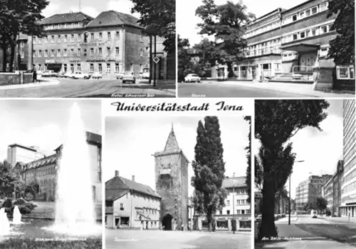 AK, Jena, fünf Abb., 1970