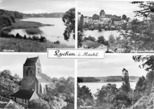 AK, Lychen, vier Abb., 1961
