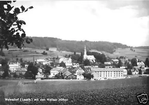 AK, Wehrsdorf Lausitz, Gesamtansicht, 1970
