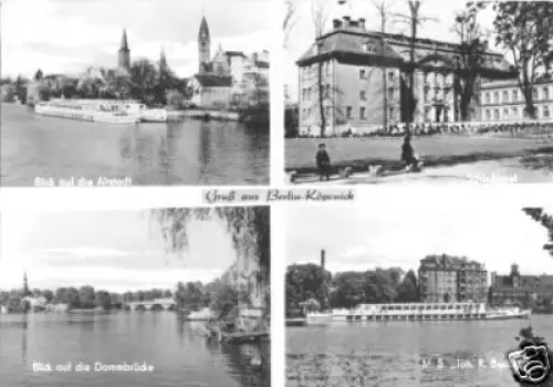AK, Berlin Köpenick, vier Abb., 1968