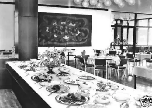 AK, Zinnowitz Usedom, Heim Wismut, Speisesaal 1, 1978