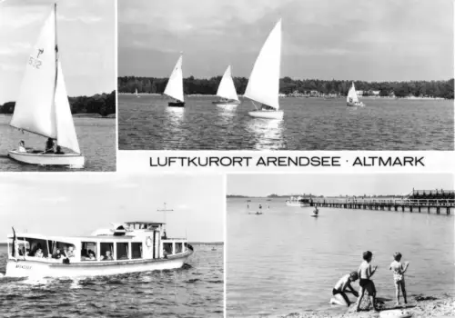 AK, Arendsee Altmark, vier Abb., 1973