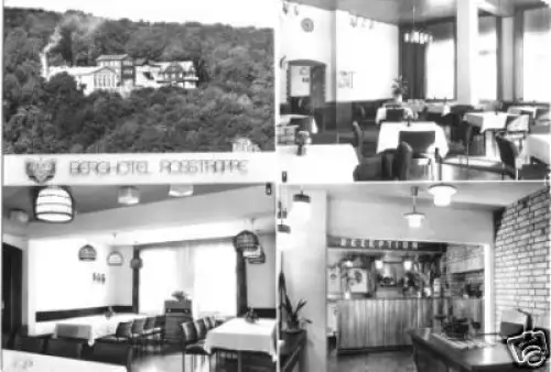 AK, Thale, Berghotel Roßtrappe, vier Abb., 1976
