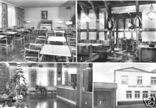 AK, Oberhof Thür. Wald, R.-Eiling-Heim, vier Abb., 1975