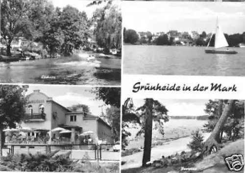 AK, Grünheide Mark, vier Abb., 1975