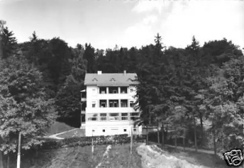 Foto im AK-Format, Lauenstein, Buchhändler-Heim, 1966