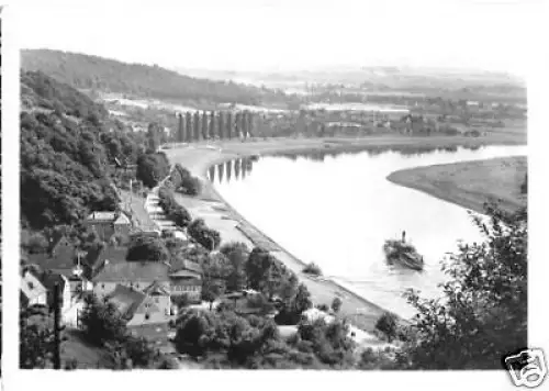 AK, Diesbar - Seußlitz, Elbpartie, 1979