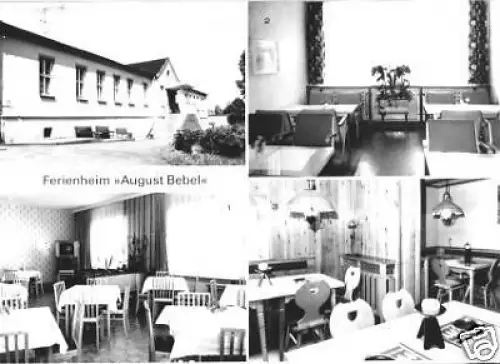 AK, Erla OT Crandorf, Ferienheim "August Bebel", 1982