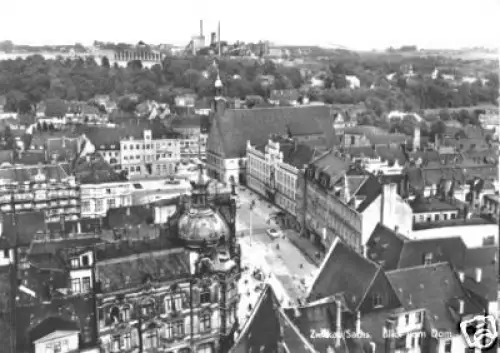 AK, Zwickau, Teilansicht vom Dom, 1972
