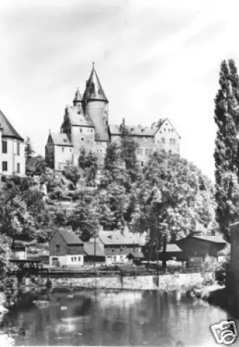 AK, Schwarzenberg Erzgeb., Blick zum Schloß, 1970