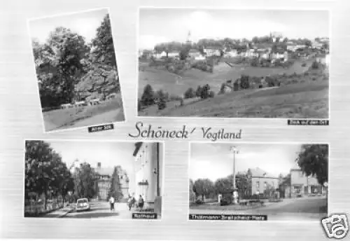 AK, Schöneck Vogtl., vier Abb., gestaltet, 1971