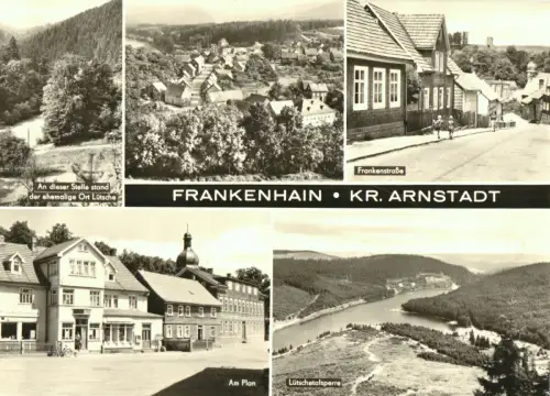AK, Frankenhain Kr. Arnstadt, fünf Abb., 1970