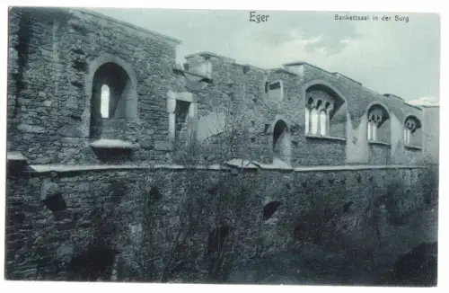 AK, Eger, Cheb, Bankettsaal in der Burg, 1906