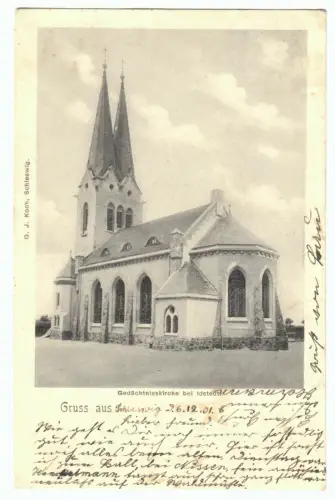 AK, Schleswig, Gedächtniskirche bei Idstedt, 1901