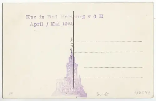 AK, Großer Feldberg im Ts., Teilansicht, 1929