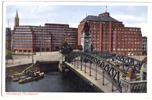 AK, Hamburg, Hamburgs Hochhäuser, 1930