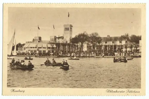 AK, Hamburg, Uhlenhorster Fährhaus, um 1922