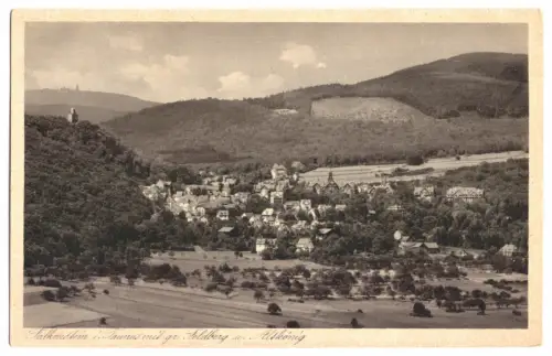 AK, Falkenstein Ts., Gesamtansicht, um 1928