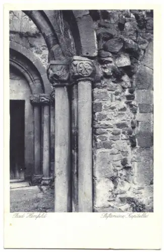 AK, Bad Hersfeld, Stiftsruine, Innenansicht, Version 4, um 1936