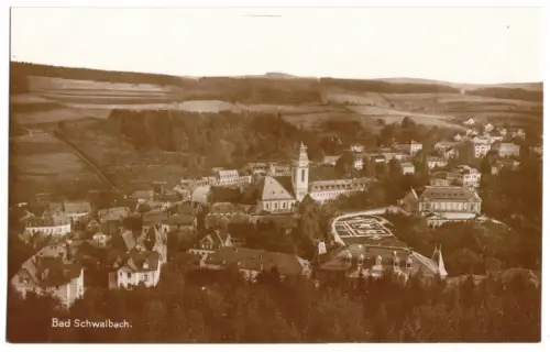 AK, Bad Schwalbach, Teilansicht, ca. 1928