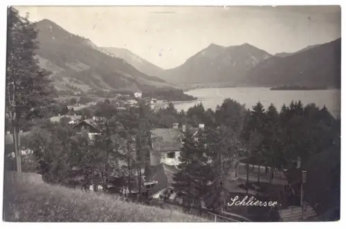 AK, Schliersee, Teilansicht, Echtfoto, 1922