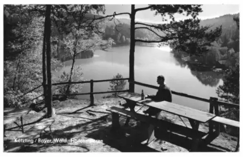 AK, Kötzting Bayer. Wald, Bl. zum Höllensteinsee, 1965
