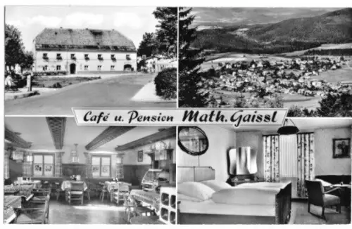 AK, Bodenmais Bayr. Wald, Pension Math. Gaissl, 1965
