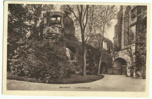 AK, Mansfeld, Lutherkanzel, um 1927